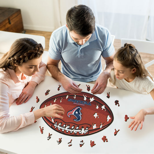 Houston Texans™ - Rompecabezas de Madera