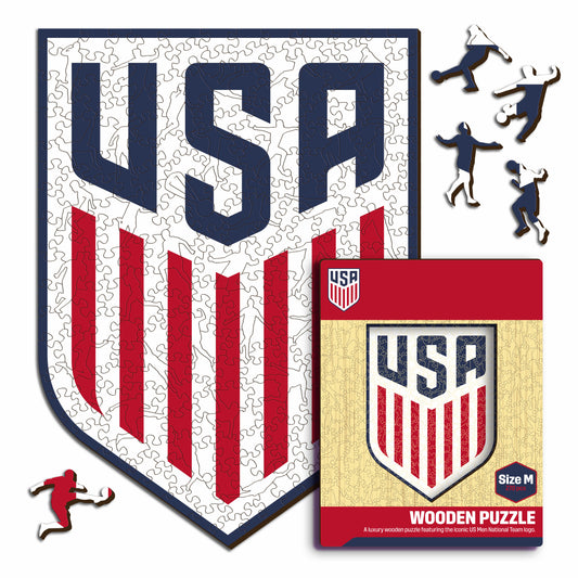 USMNT® Escudo - Rompecabezas de Madera
