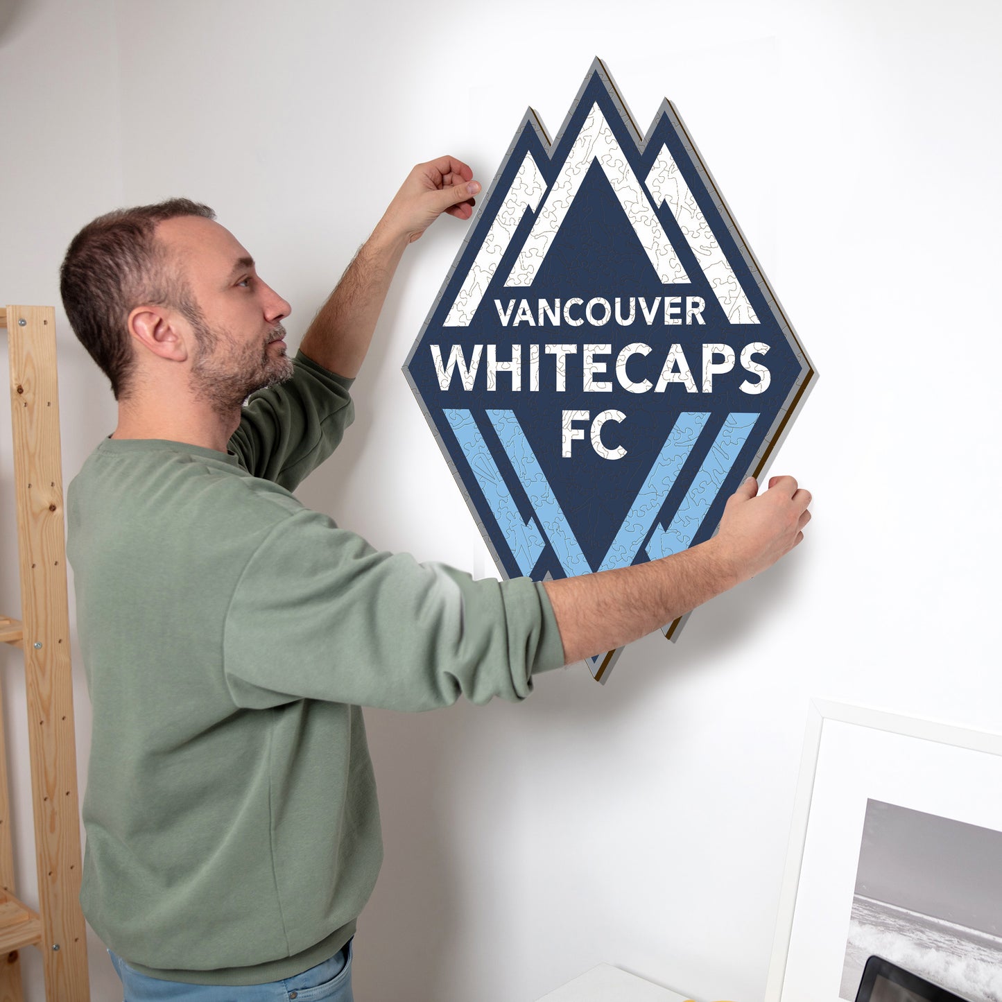 Vancouver Whitecaps® Escudo - Rompecabezas de Madera