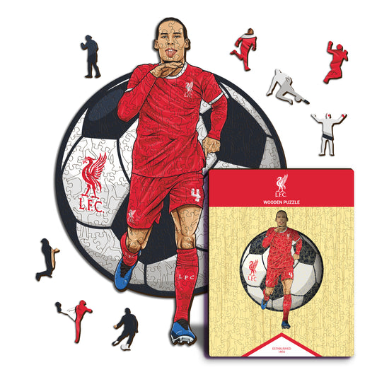 Virgil van Dijk - Rompecabezas de Madera