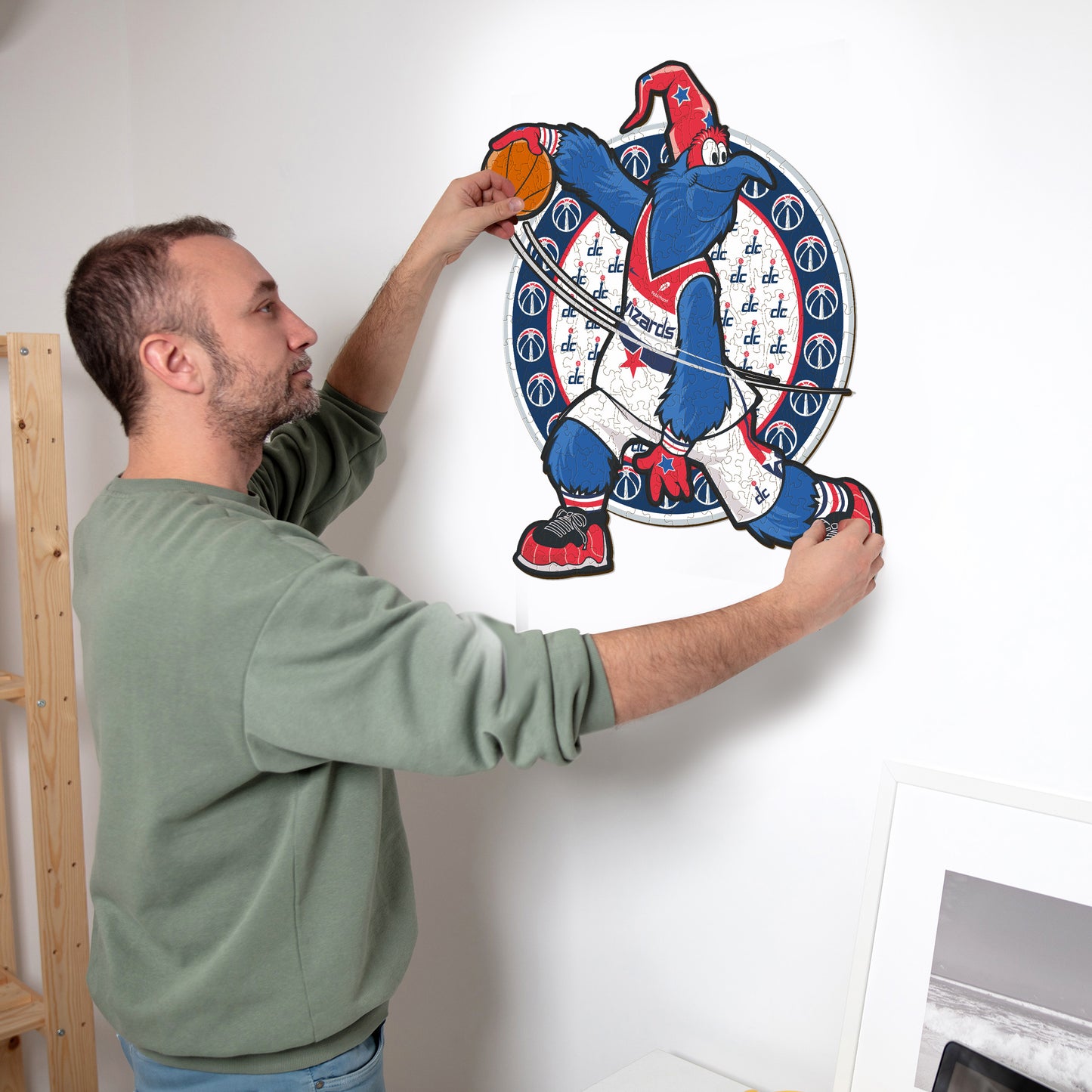 Washington Wizards™ Mascota Rompecabezas de Madera