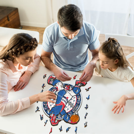Washington Wizards™ Mascota Rompecabezas de Madera