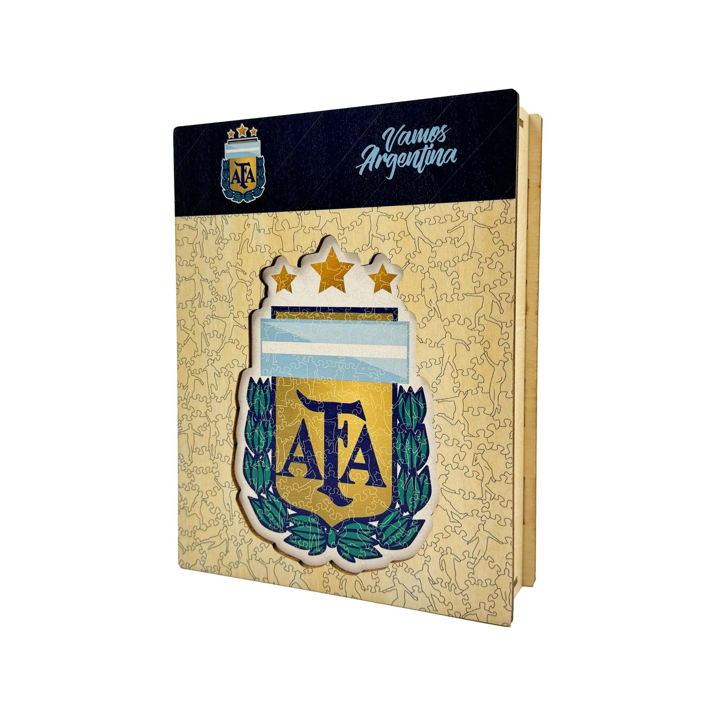 Selección de Fútbol de Argentina® Escudo - Rompecabezas de Madera