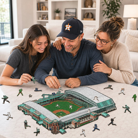 Houston Astros™ Daikin Park - Rompecabezas de Madera