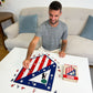 Atlético de Madrid® Escudo - Rompecabezas de Madera