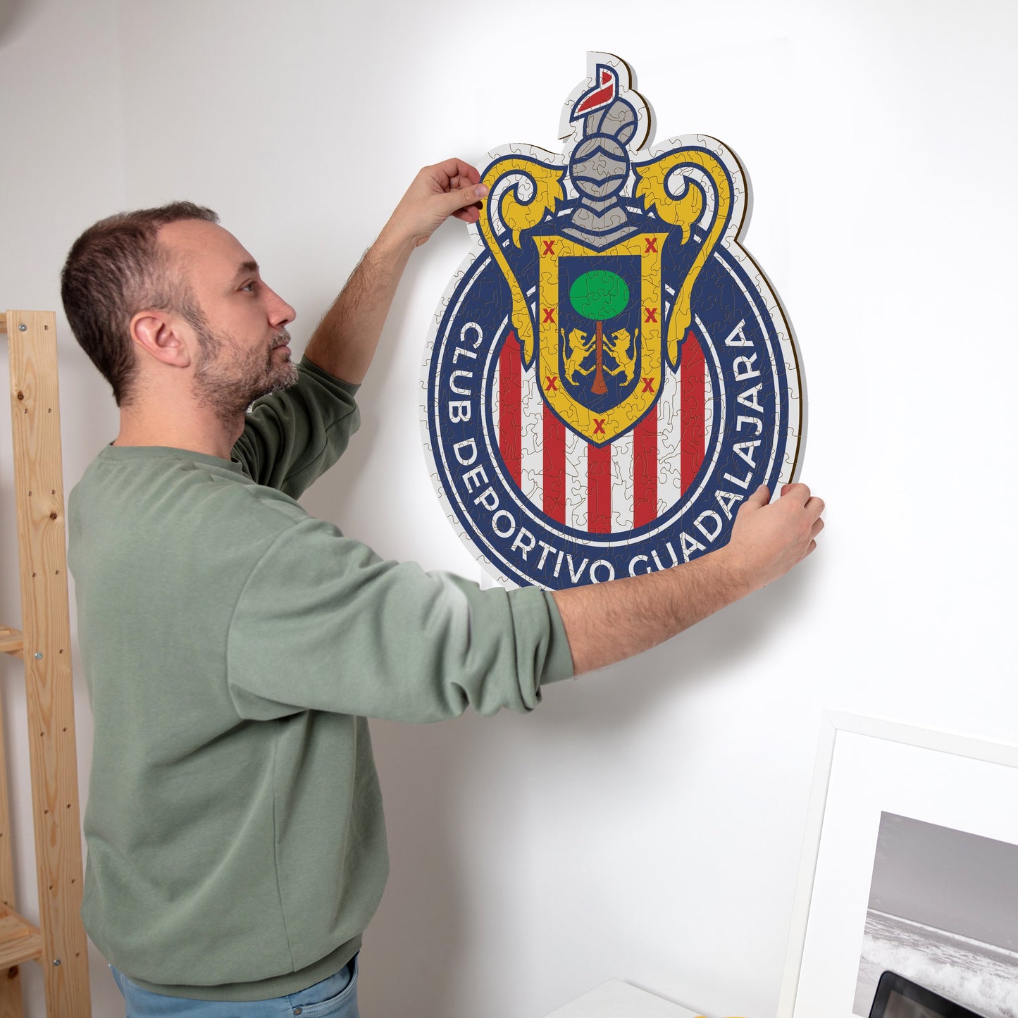 Chivas Guadalajara® Escudo - Rompecabezas de Madera
