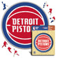 Detroit Pistons™ - Rompecabezas de Madera
