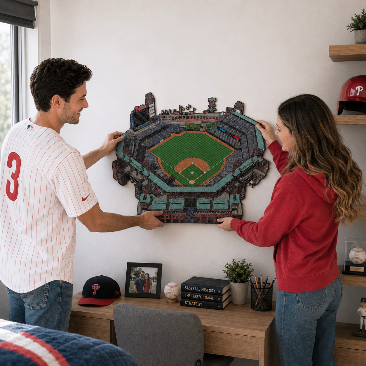 Philadelphia Phillies™ Citizens Bank Park - Rompecabezas de Madera