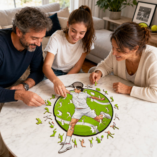 Roger Federer - Wooden Puzzle