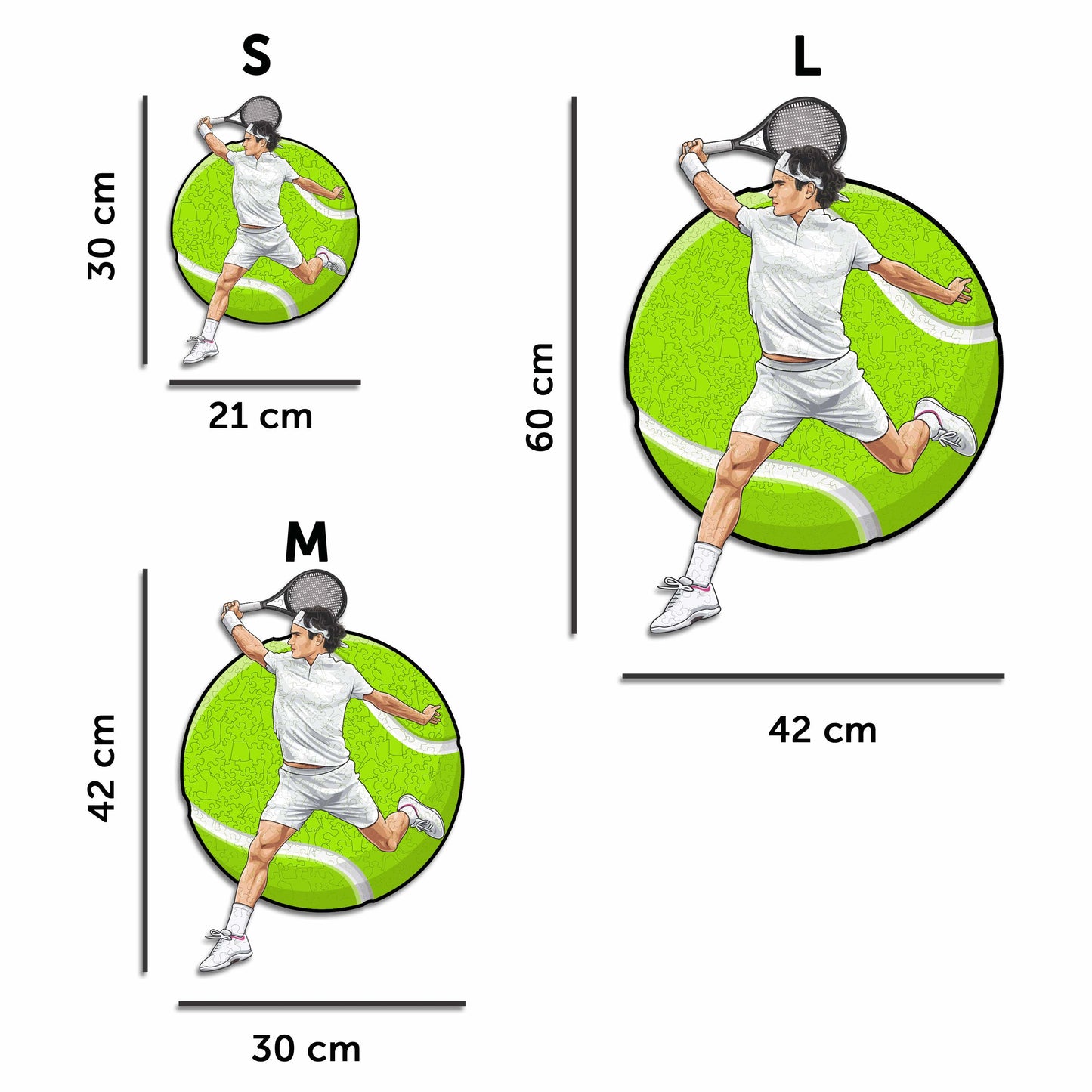 Roger Federer - Wooden Puzzle