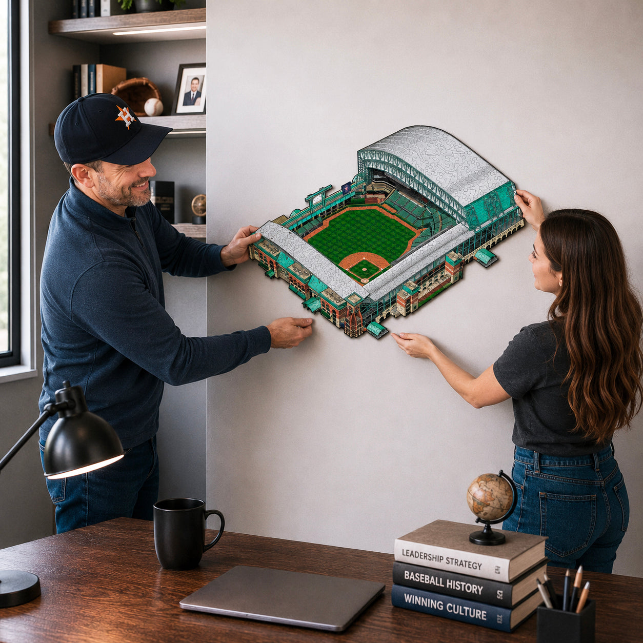 Houston Astros™ Daikin Park - Rompecabezas de Madera