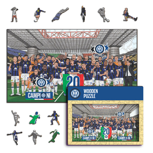 FC Inter® 20th Scudetto - Rompecabezas de Madera