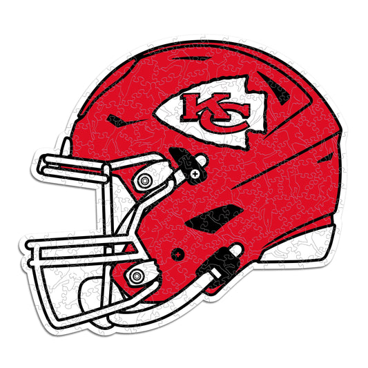 Kansas City Chiefs™ Casco - Rompecabezas de Madera
