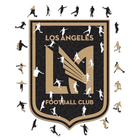 Los Angeles FC® Escudo - Rompecabezas de Madera