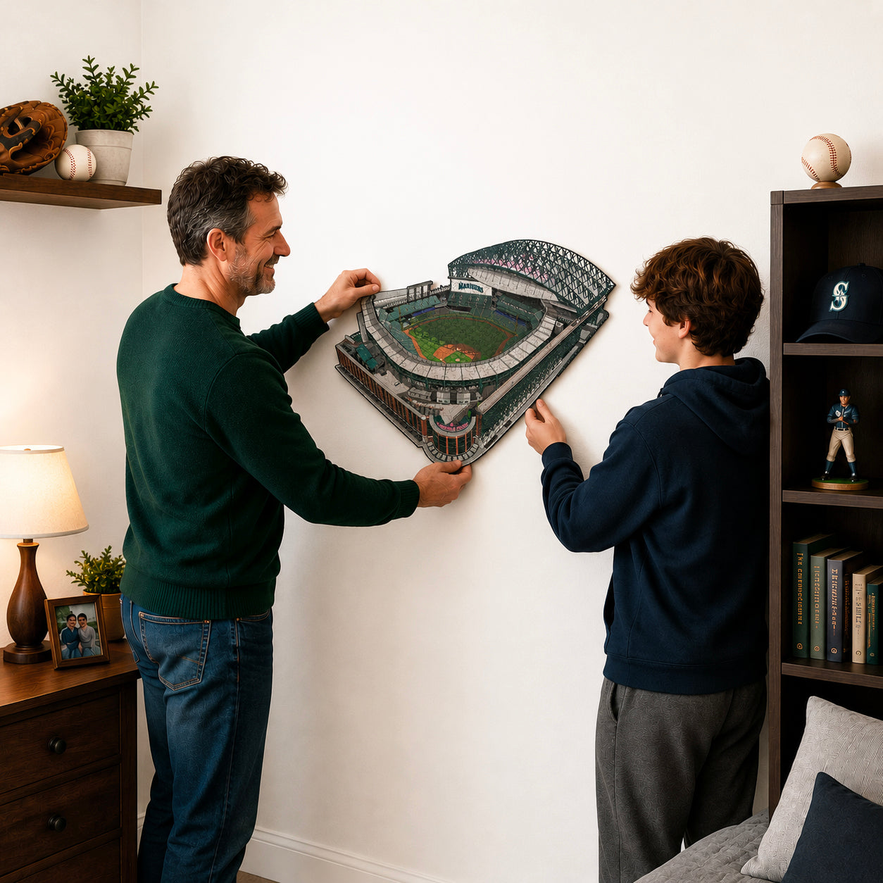 Seattle Mariners™ T-Mobile Park - Rompecabezas de Madera