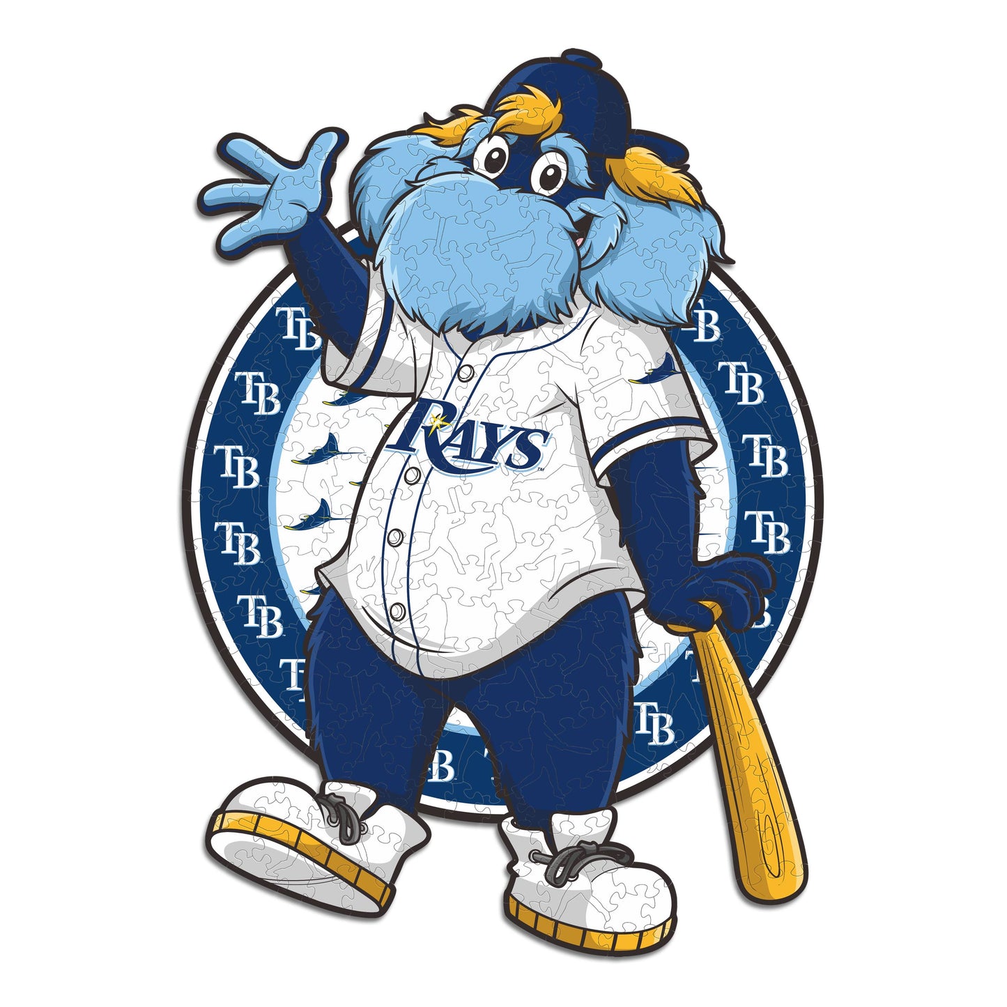 Tampa Bay Rays™ Mascota - Rompecabezas de Madera