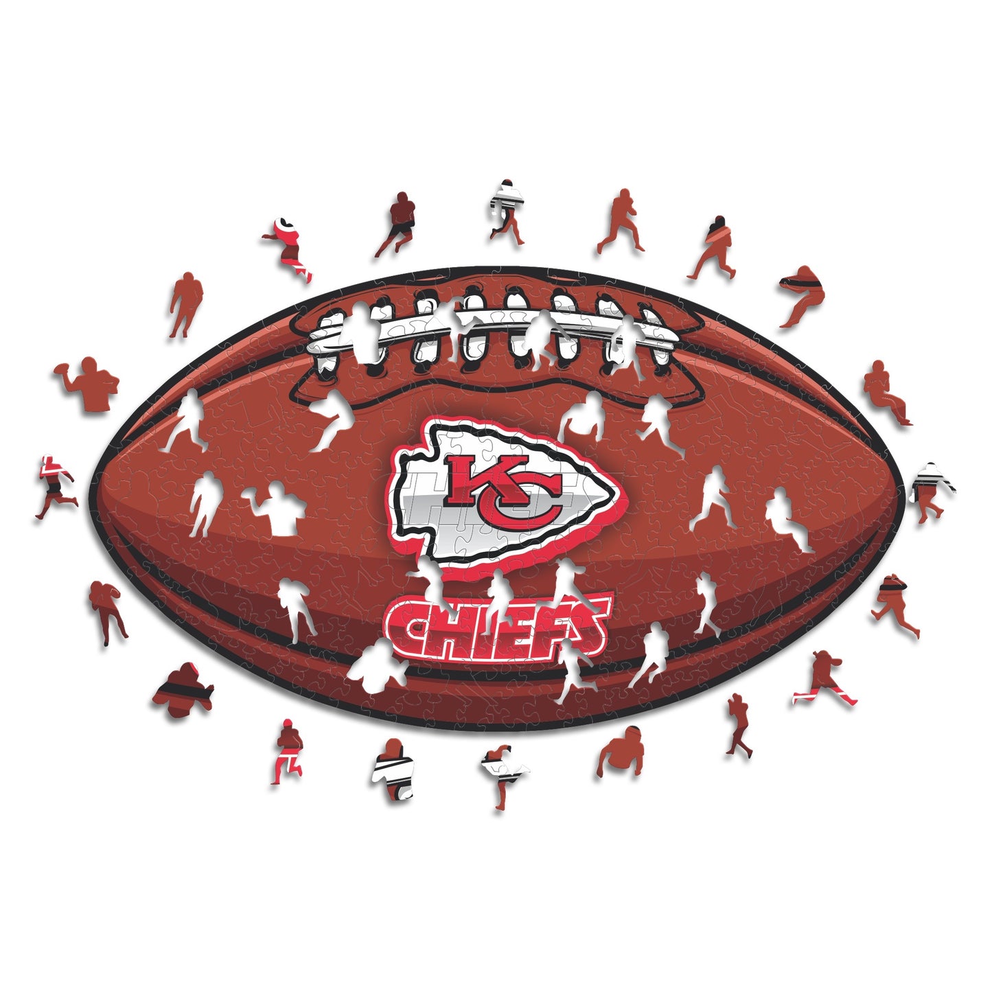 Kansas City Chiefs™ - Rompecabezas de Madera