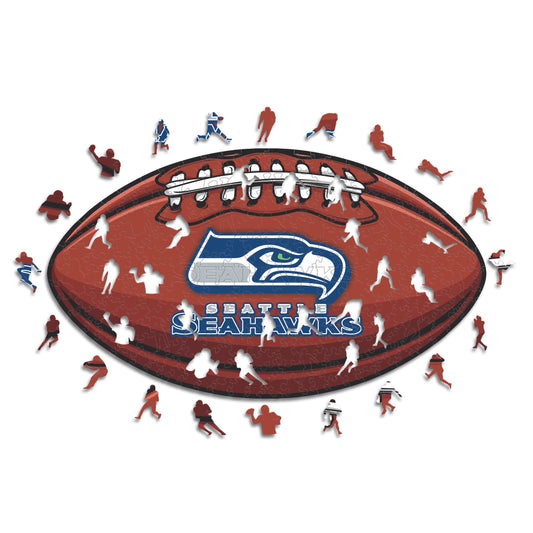 Seattle Seahawks™ - Rompecabezas de Madera