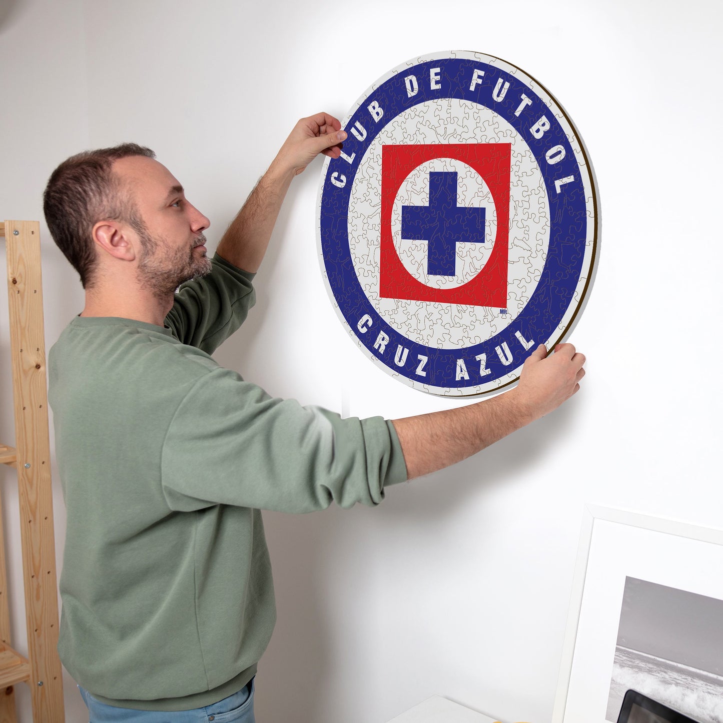 Cruz Azul FC® Escudo - Rompecabezas de Madera