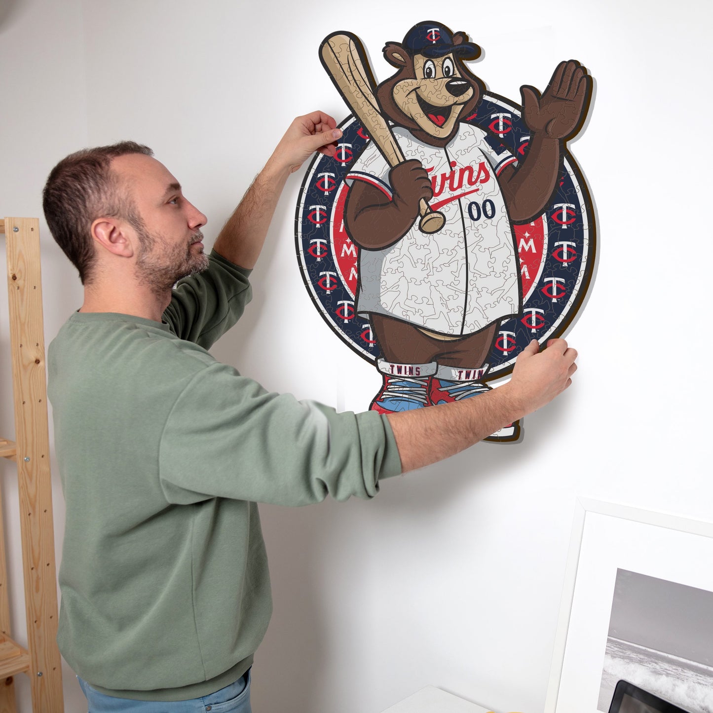 Minnesota Twins™ Mascota - Rompecabezas de Madera