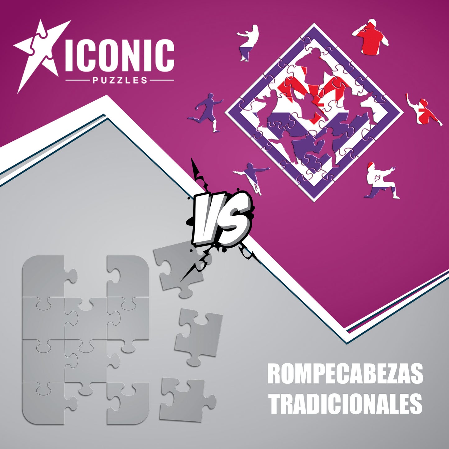 ACF Fiorentina® Escudo - Rompecabezas de Madera