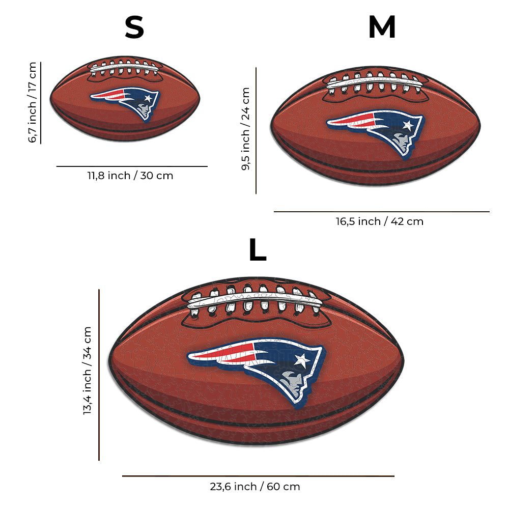 New England Patriots™ - Rompecabezas de Madera