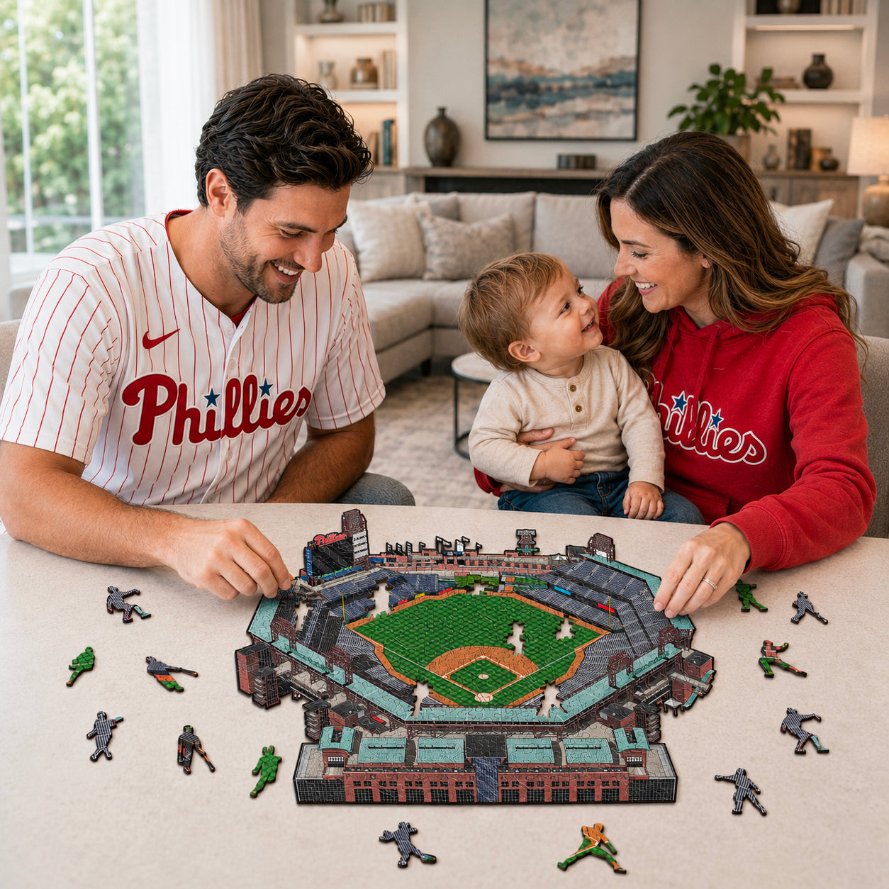 Philadelphia Phillies™ Citizens Bank Park - Rompecabezas de Madera
