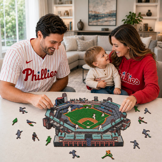 Philadelphia Phillies™ Citizens Bank Park - Rompecabezas de Madera