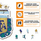 Selección de Fútbol de Argentina® Escudo - Rompecabezas de Madera
