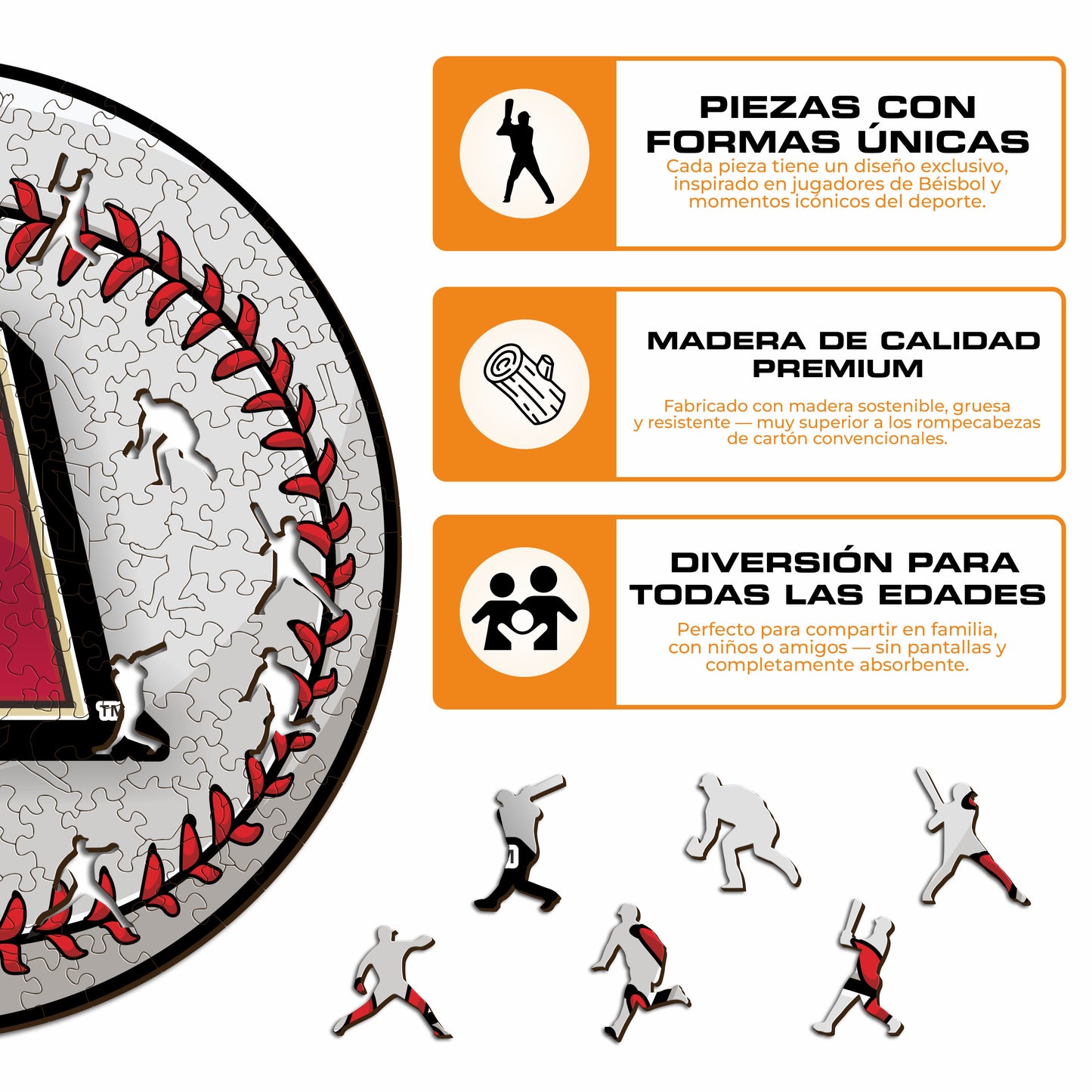 Arizona Diamondbacks™ - Rompecabezas de Madera