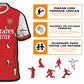 Arsenal FC® Jersey - Rompecabezas de Madera