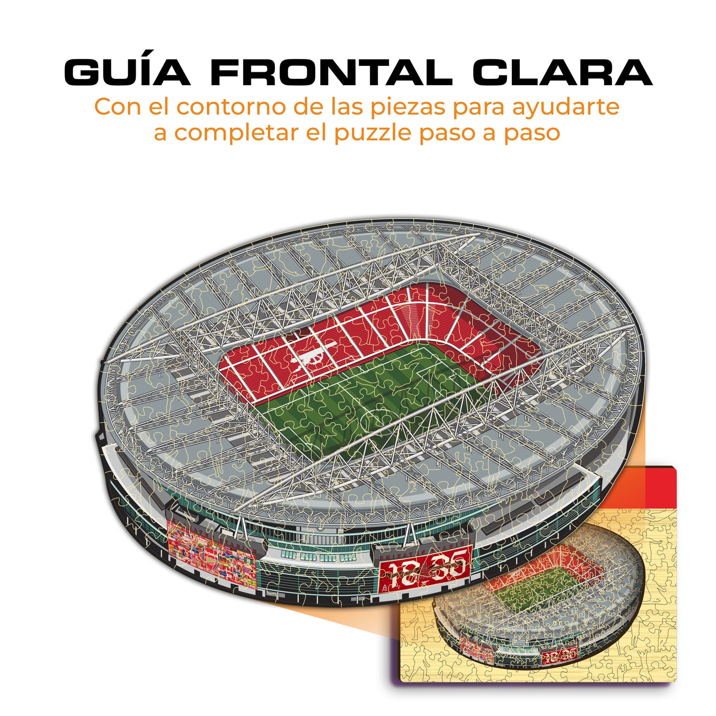 Arsenal FC® Emirates Stadium - Rompecabezas de Madera