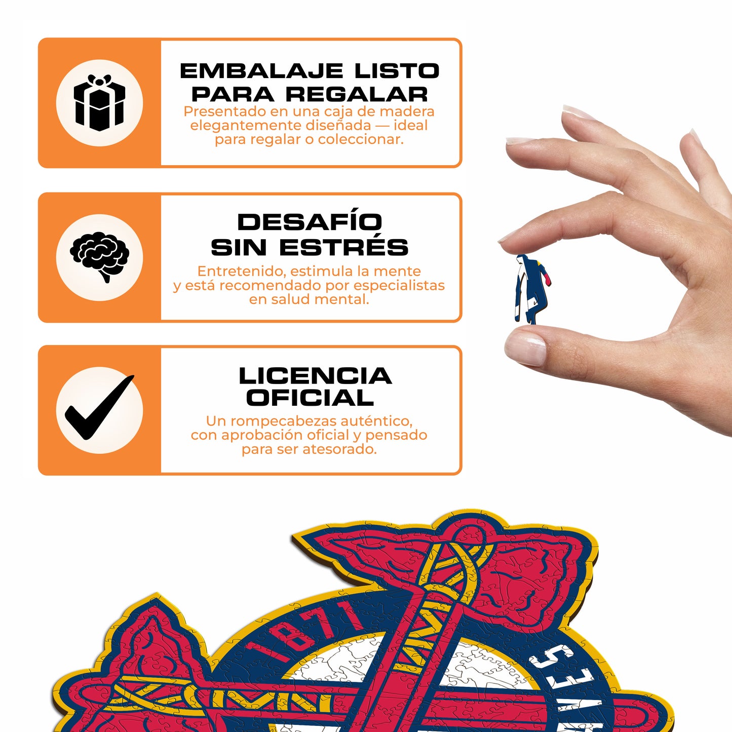 Atlanta Braves™ - Rompecabezas de Madera