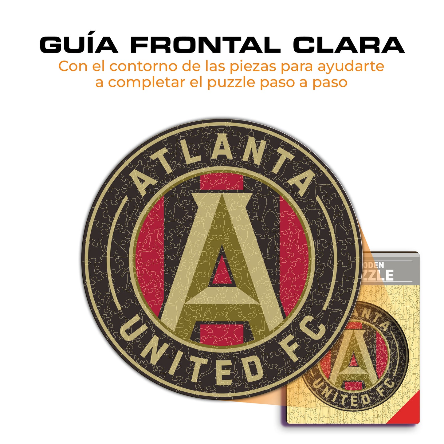 Atlanta United® Escudo - Rompecabezas de Madera