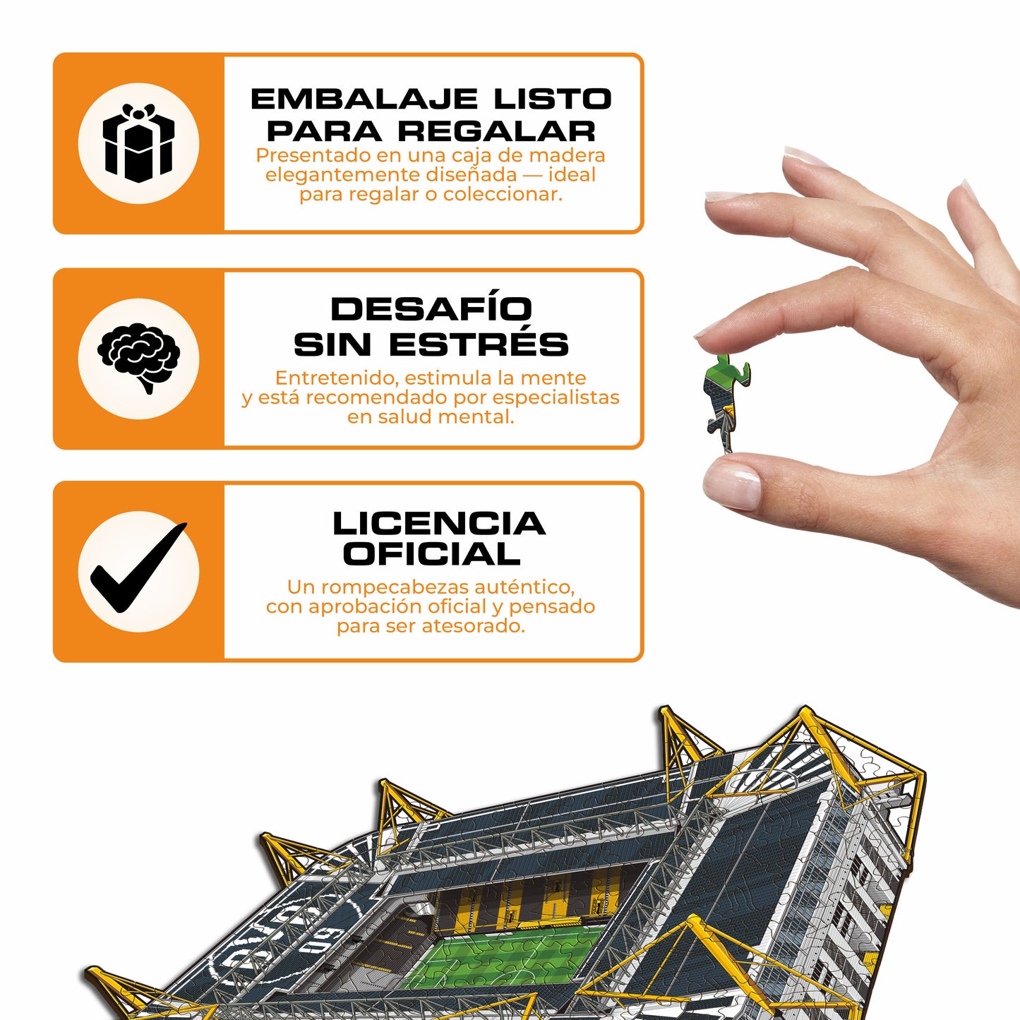 Borussia Dortmund® Signal Iduna Park - Rompecabezas de Madera