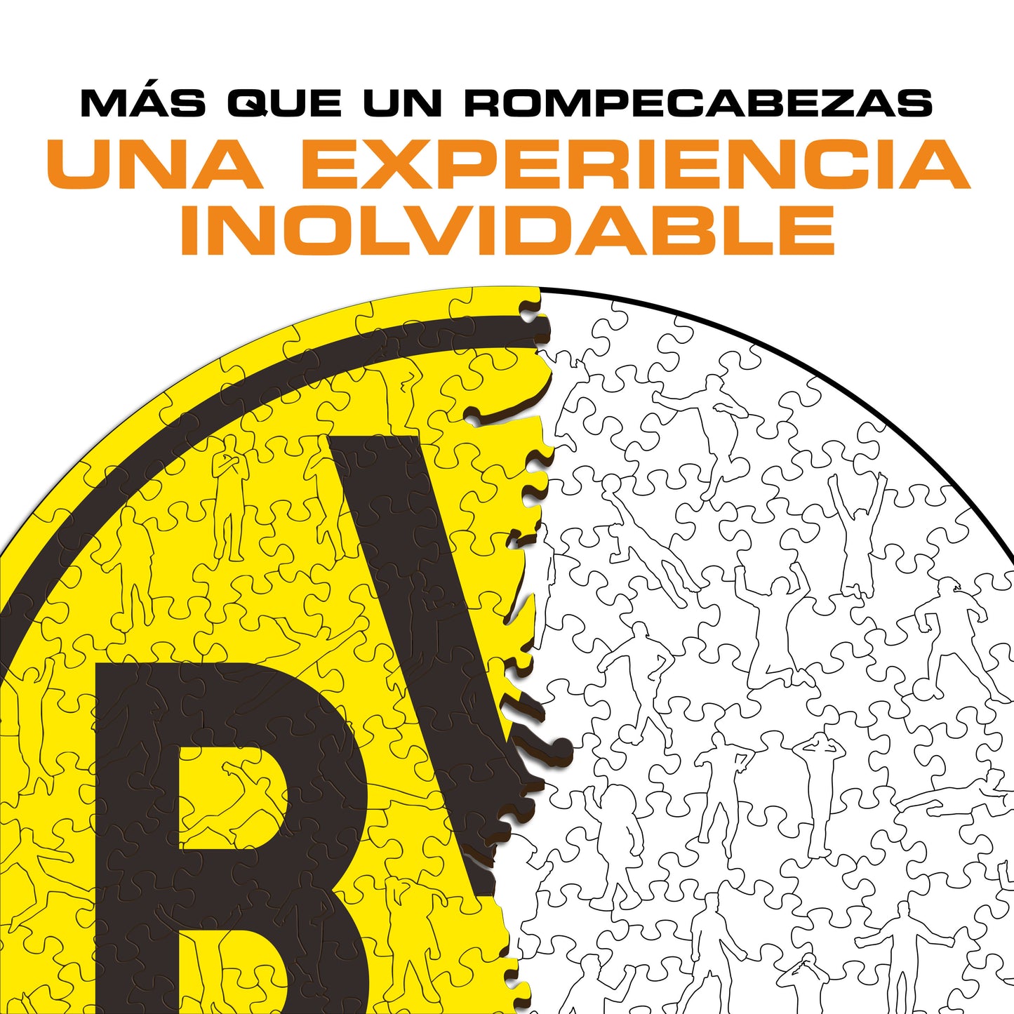 Borussia Dortmund® Escudo - Rompecabezas de Madera