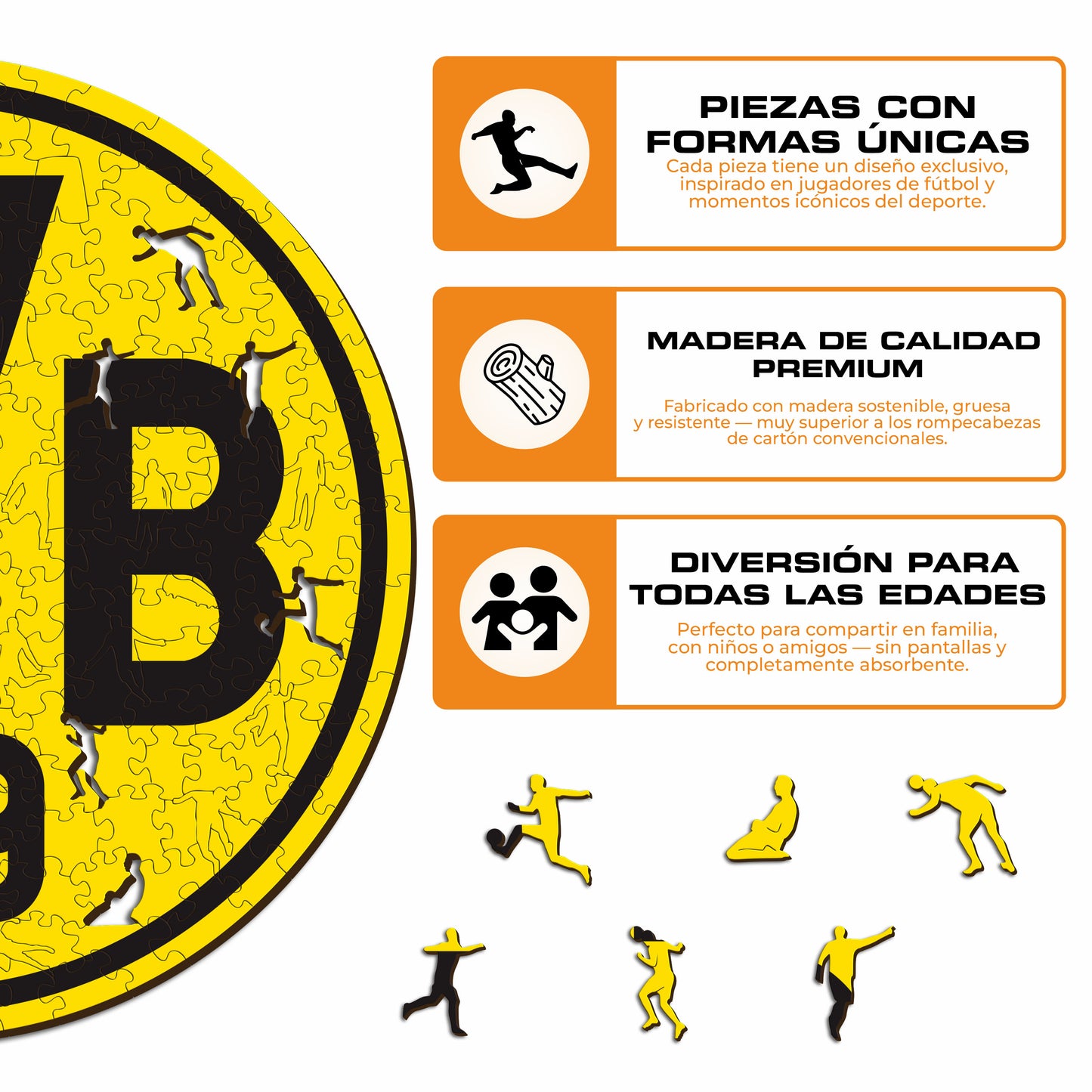 Borussia Dortmund® Escudo - Wooden Puzzle