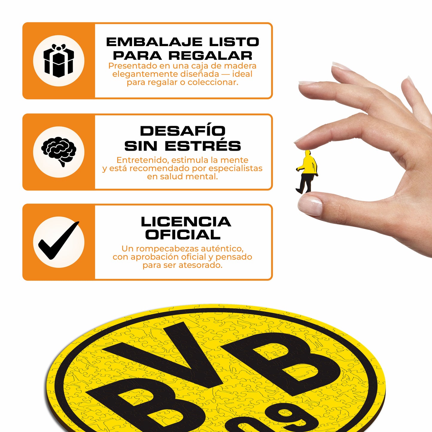 Borussia Dortmund® Escudo - Wooden Puzzle