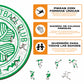 Celtic FC® Escudo - Rompecabezas de Madera