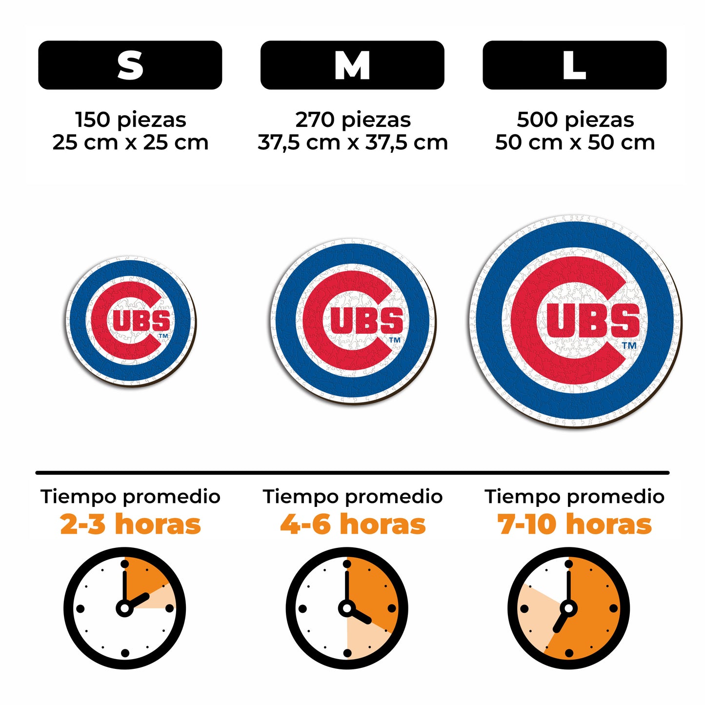 Chicago Cubs™ - Rompecabezas de Madera