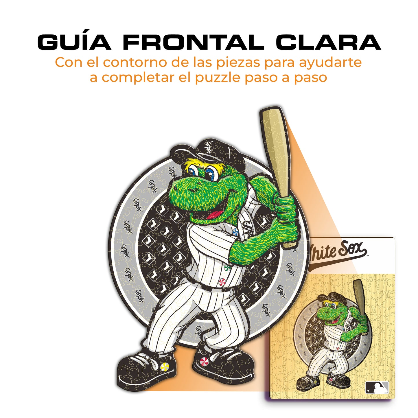 Chicago White Sox™ Mascota - Rompecabezas de Madera