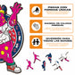 Cleveland Guardians™ Mascota - Rompecabezas de Madera