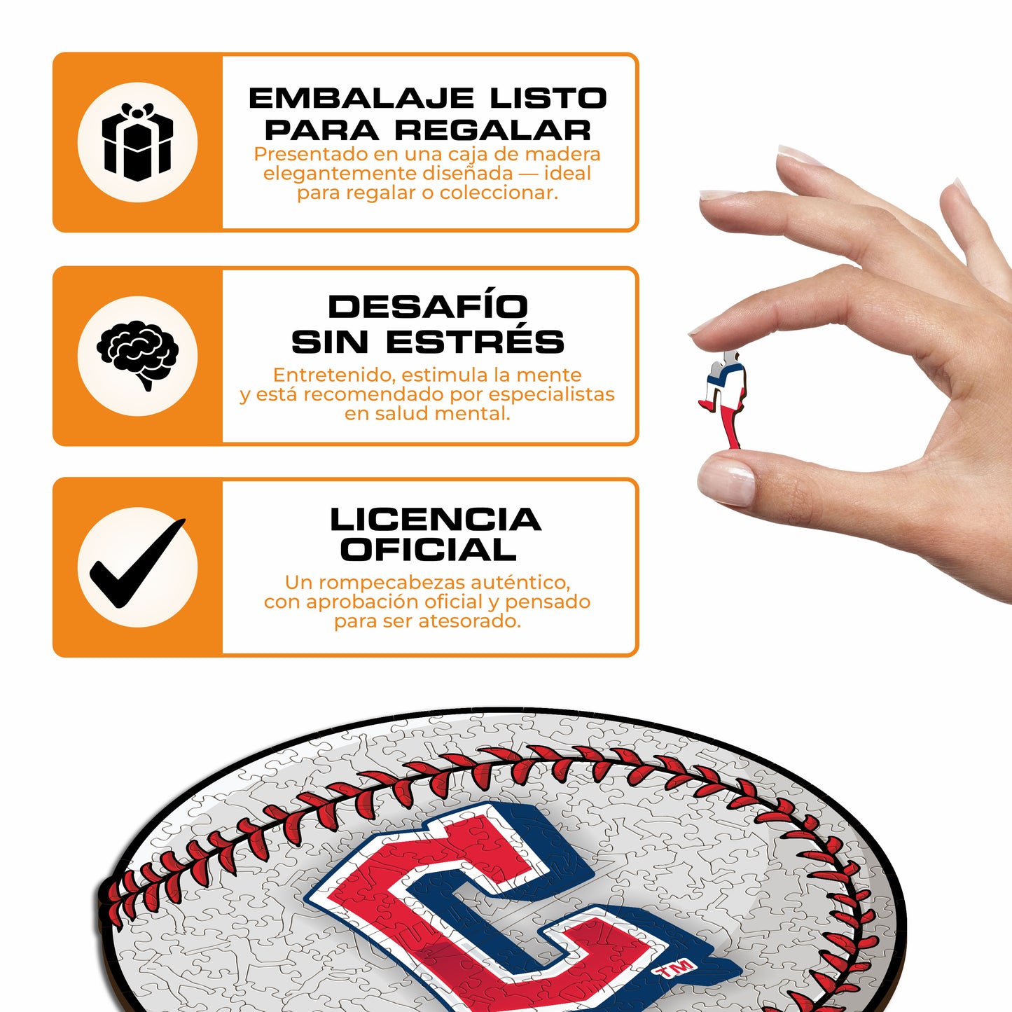 Cleveland Guardians™ - Rompecabezas de Madera