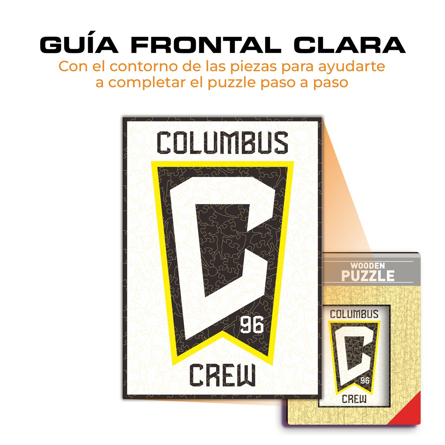 Columbus Crew® Escudo - Rompecabezas de Madera