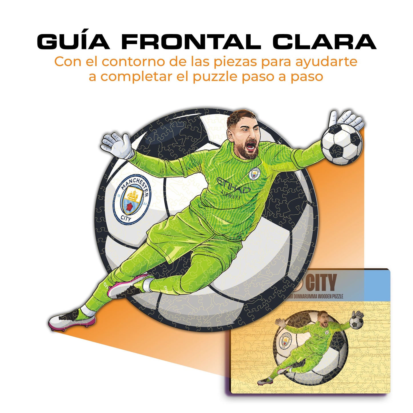Gianluigi Donnarumma - Rompecabezas de Madera