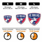 Dallas FC® Escudo - Rompecabezas de Madera
