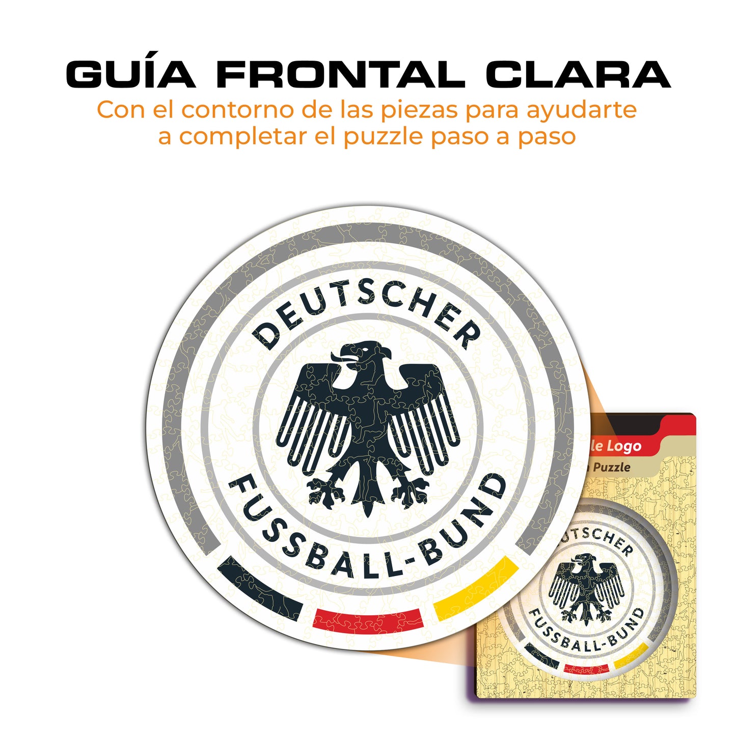Selección Alemana® Escudo - Rompecabezas de Madera