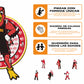 Atlanta Hawks™ Mascota Rompecabezas de Madera