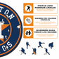 Houston Astros™ - Rompecabezas de Madera