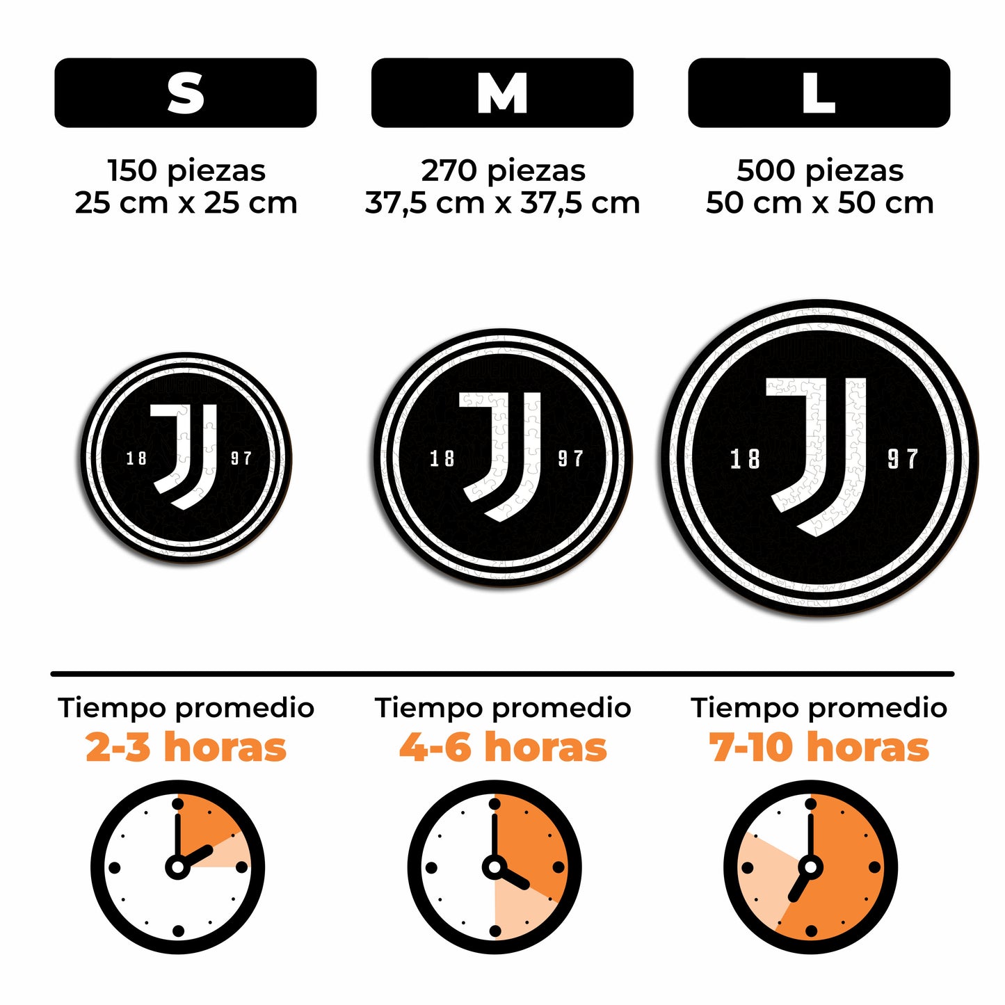 Juventus FC® Escudo - Rompecabezas de Madera